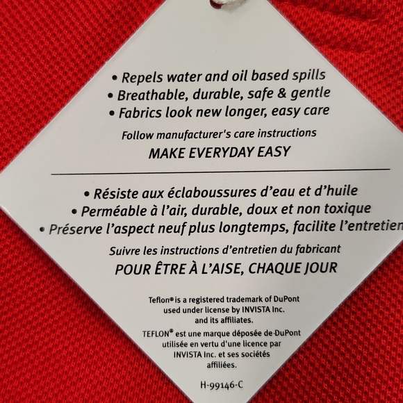 Ash City Extreme Bright Red Polo Shirt - Picture 6 of 6